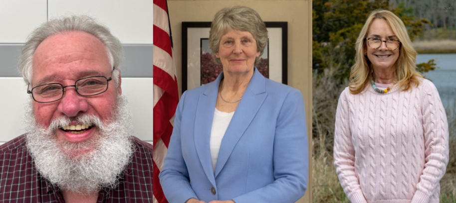 From left, Jim Munise, Judith Whiteside and Sarah Corbitt. File photo