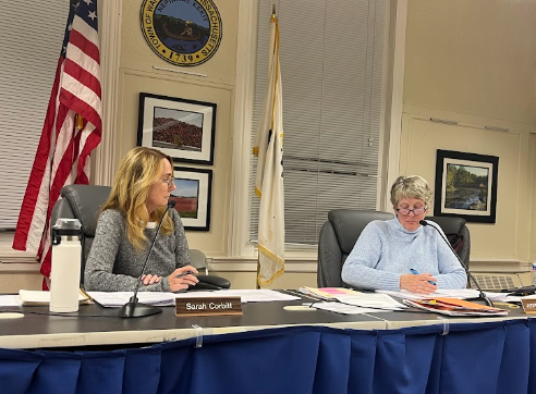 The Select Board at its meeting on Oct. 6. Photo by Tanvi Kulkarni