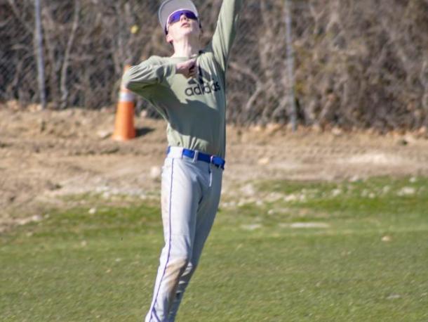 Brenden Quinn goes for the catch. Photos by Brandy Muz
