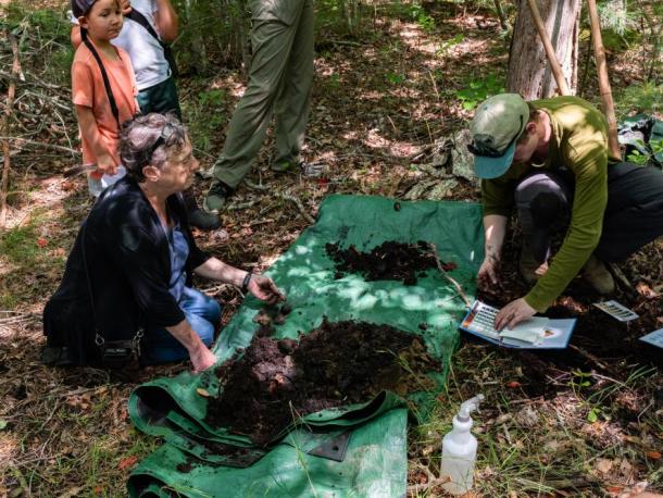 BioBlitz participants took part in a soil classification on Saturday, Aug. 1. Photo source: Tom Goetz
