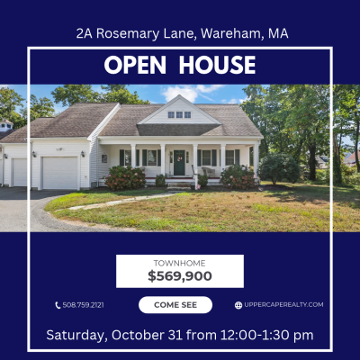Openn House Saturday 12-1:30; 2 Rosemary Ln