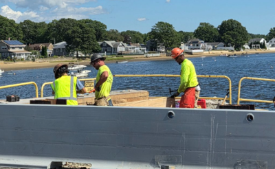 Construction has resumed along Route 6. File photo