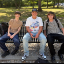 Wareham High School students said they are looking forward to specialized classes and clubs. From left: Caden Howes, Jackson Ip and Sebastian Avilla. Photo by Christian Uva