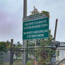 The plant handles wastewater from the town.