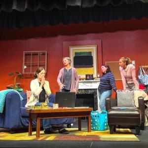 Four Actors are onstage talking.