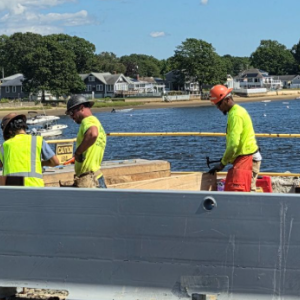 Construction has resumed along Route 6. File photo