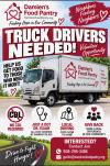 Damien's Pantry Needs Truck Drivers